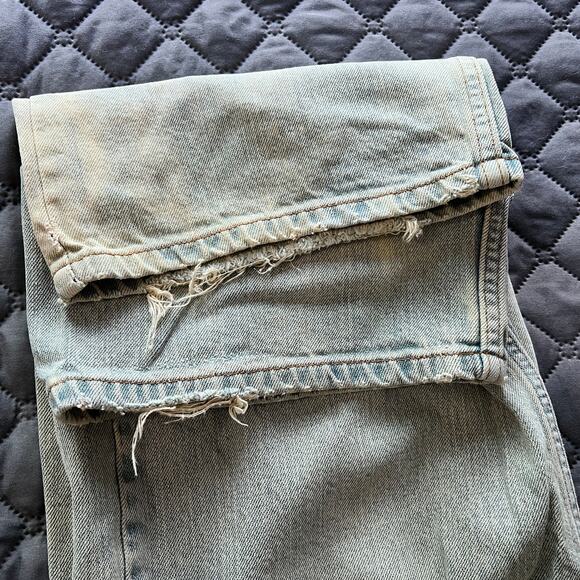 ✨Levi’s 559 Men’s Jeans Relaxed Straight Blue Denim Faded Wash W42 L30 - Picture 5 of 14